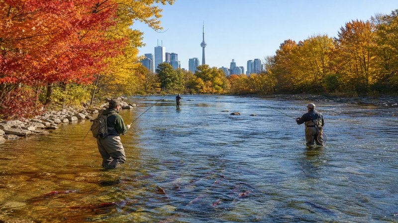 Salmon Run Toronto: Prime Urban Rivers, Peak Fall Timing, and River Tactics