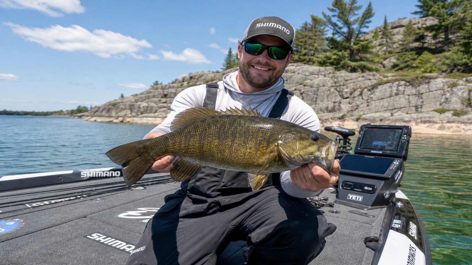 Smallmouth Bass Fishing Ontario Canada: Clear Shield Lakes, Giant Bronzebacks, and Drop-Shotting